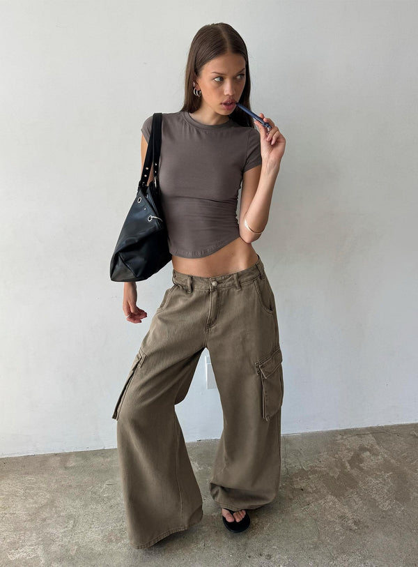 Hudsen Cargo kalhoty Khaki