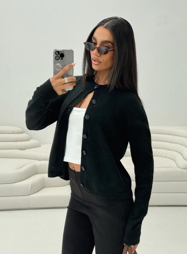 Denmark Cardigan Černá