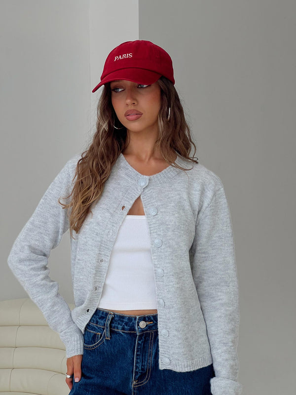 Denmark Cardigan Šedá