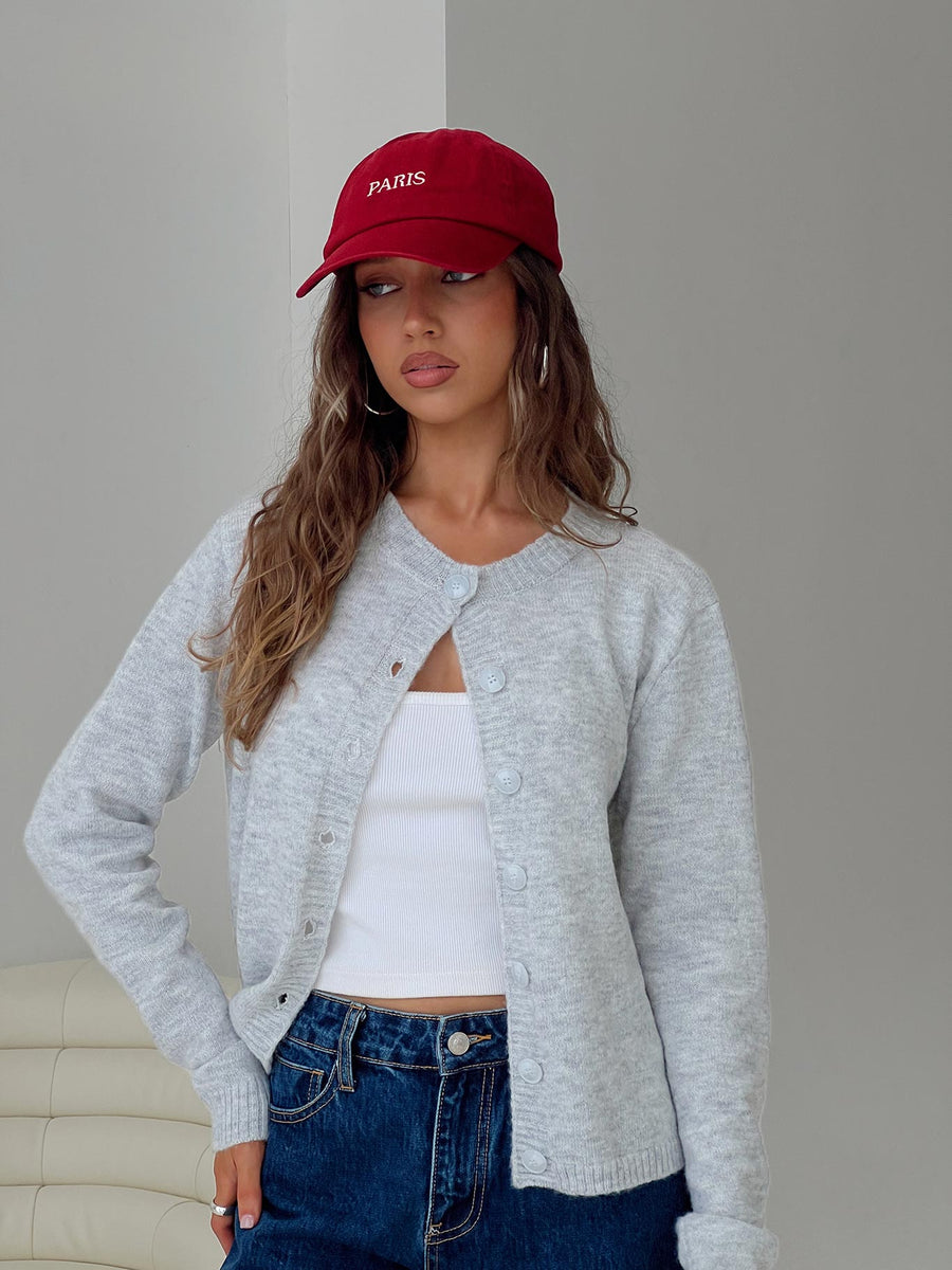 Denmark Cardigan Šedá
