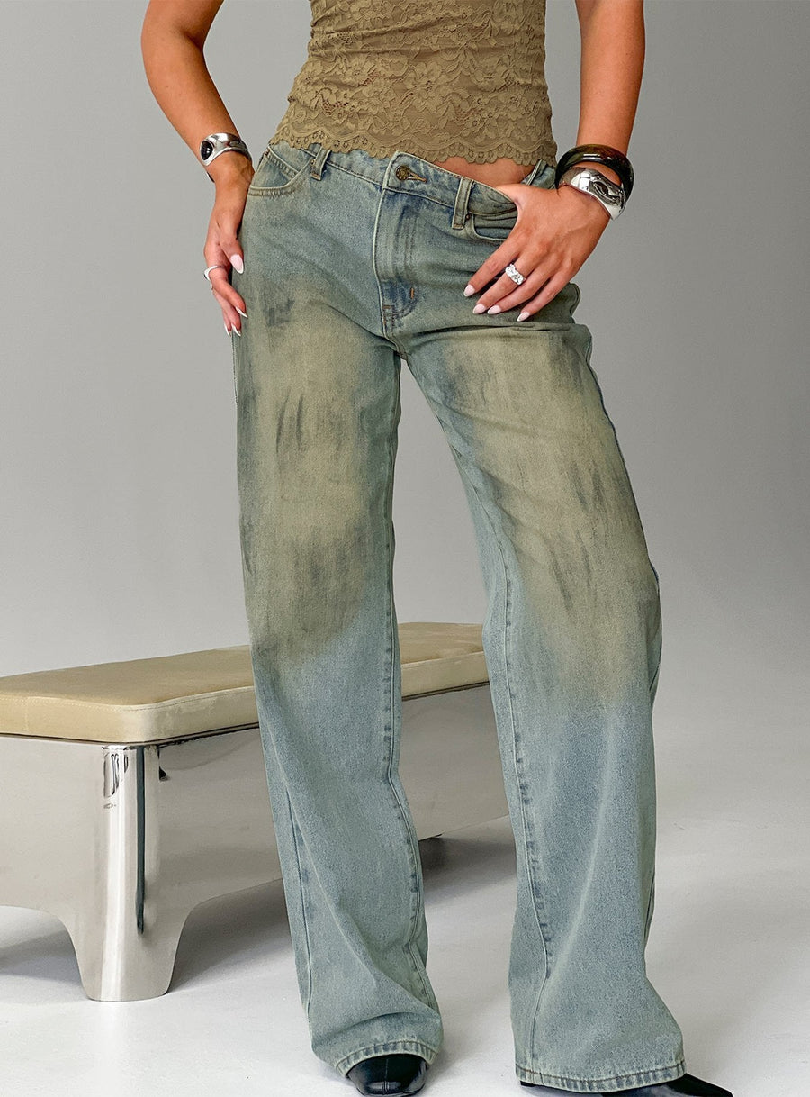Top Model Džíny Modrá
