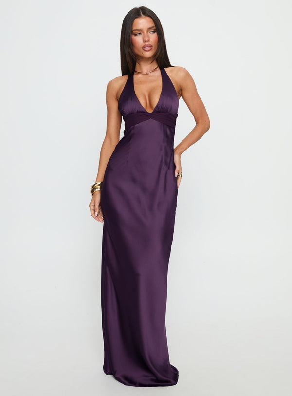Odyssa Halter Maxi šaty