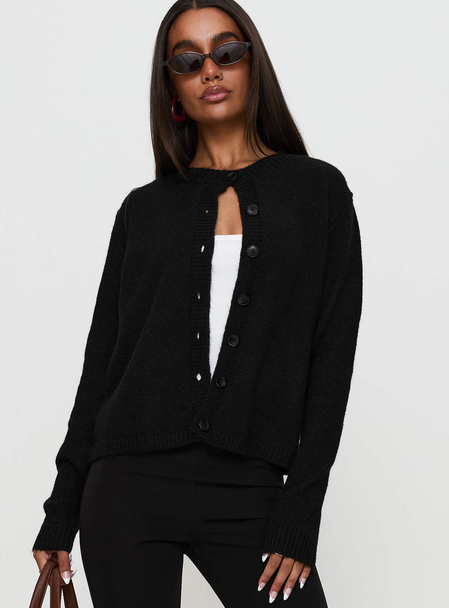 Denmark Cardigan Černá