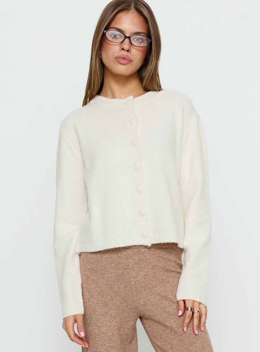 Denmark Cardigan Bílá
