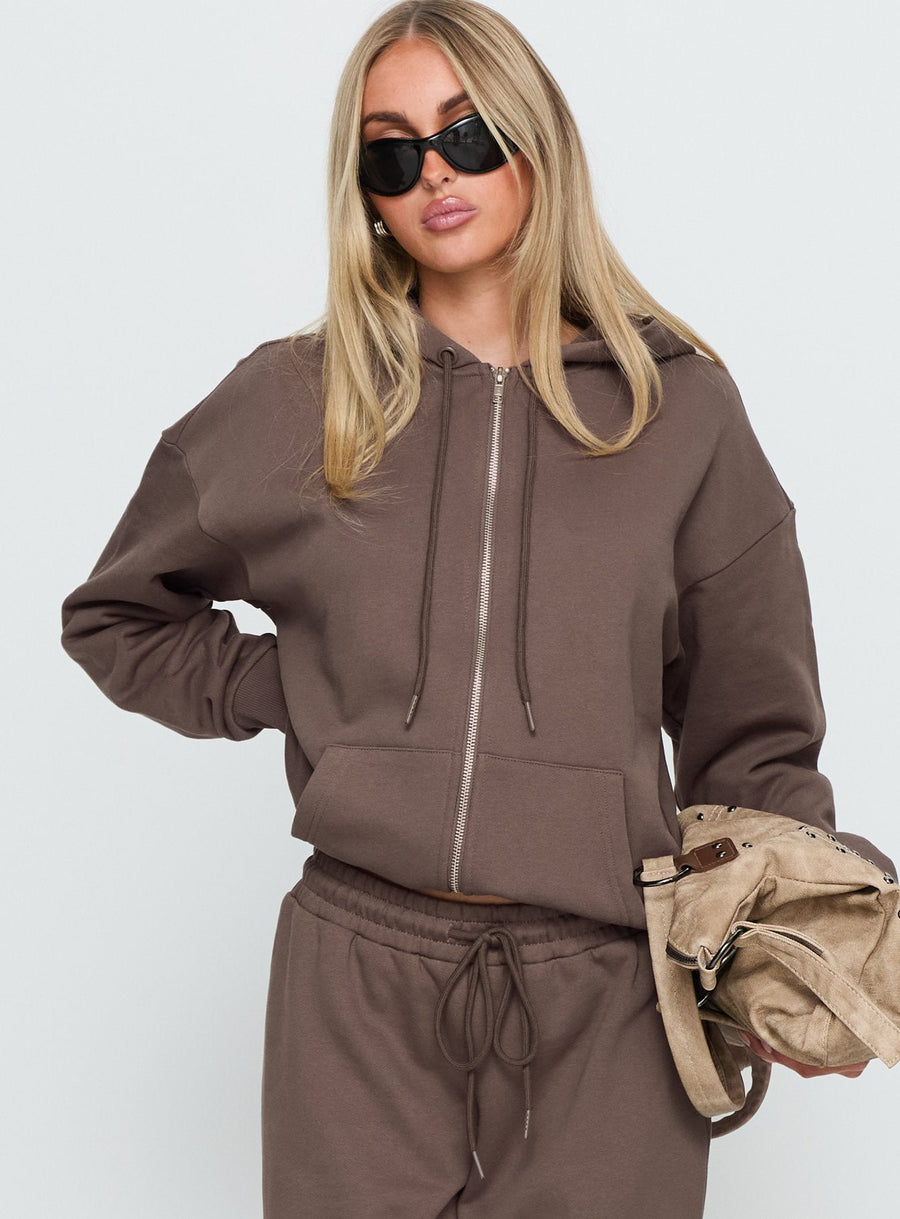 All Day Oversized mikina Mocca