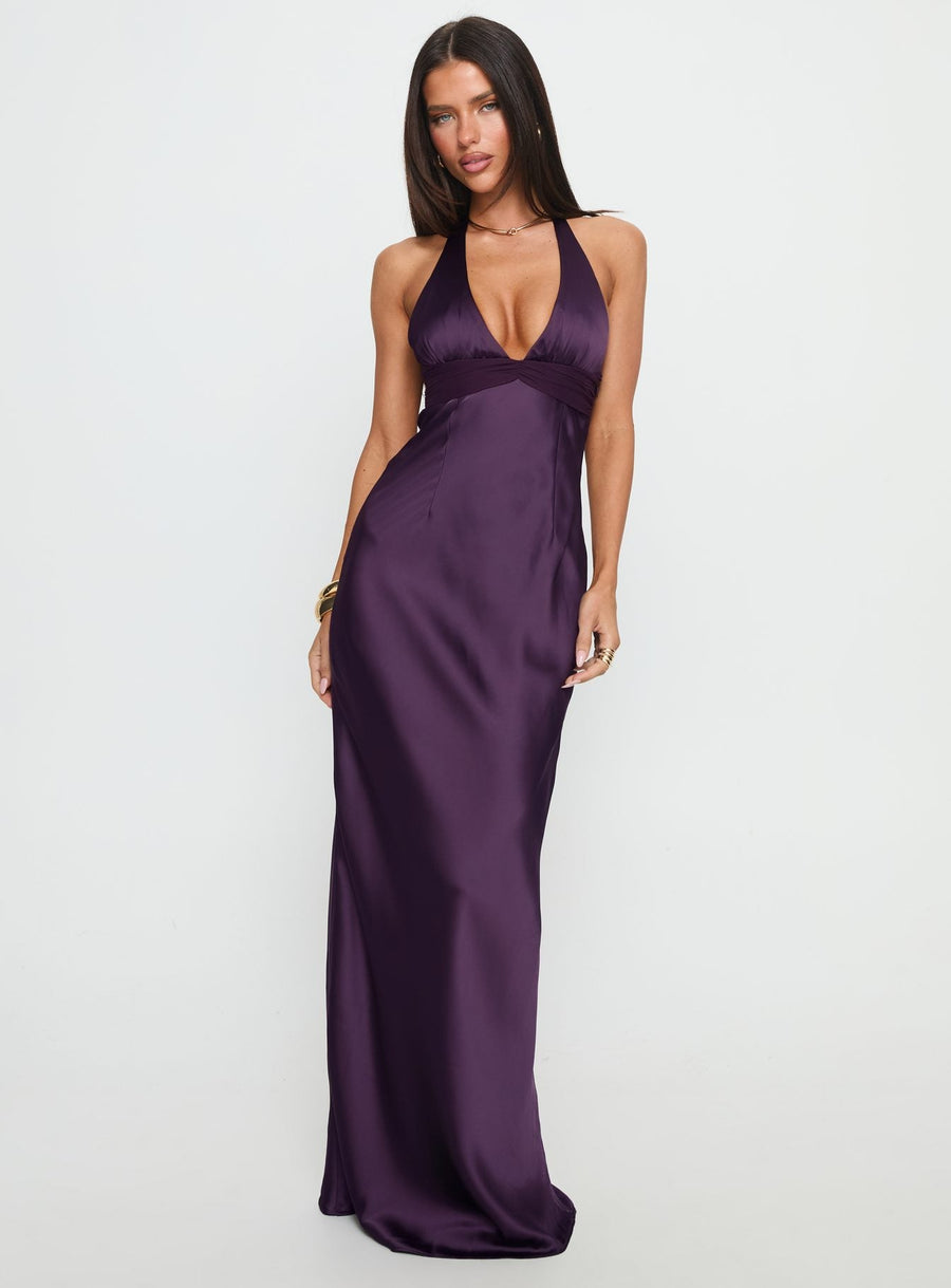 Odyssa Halter Maxi šaty
