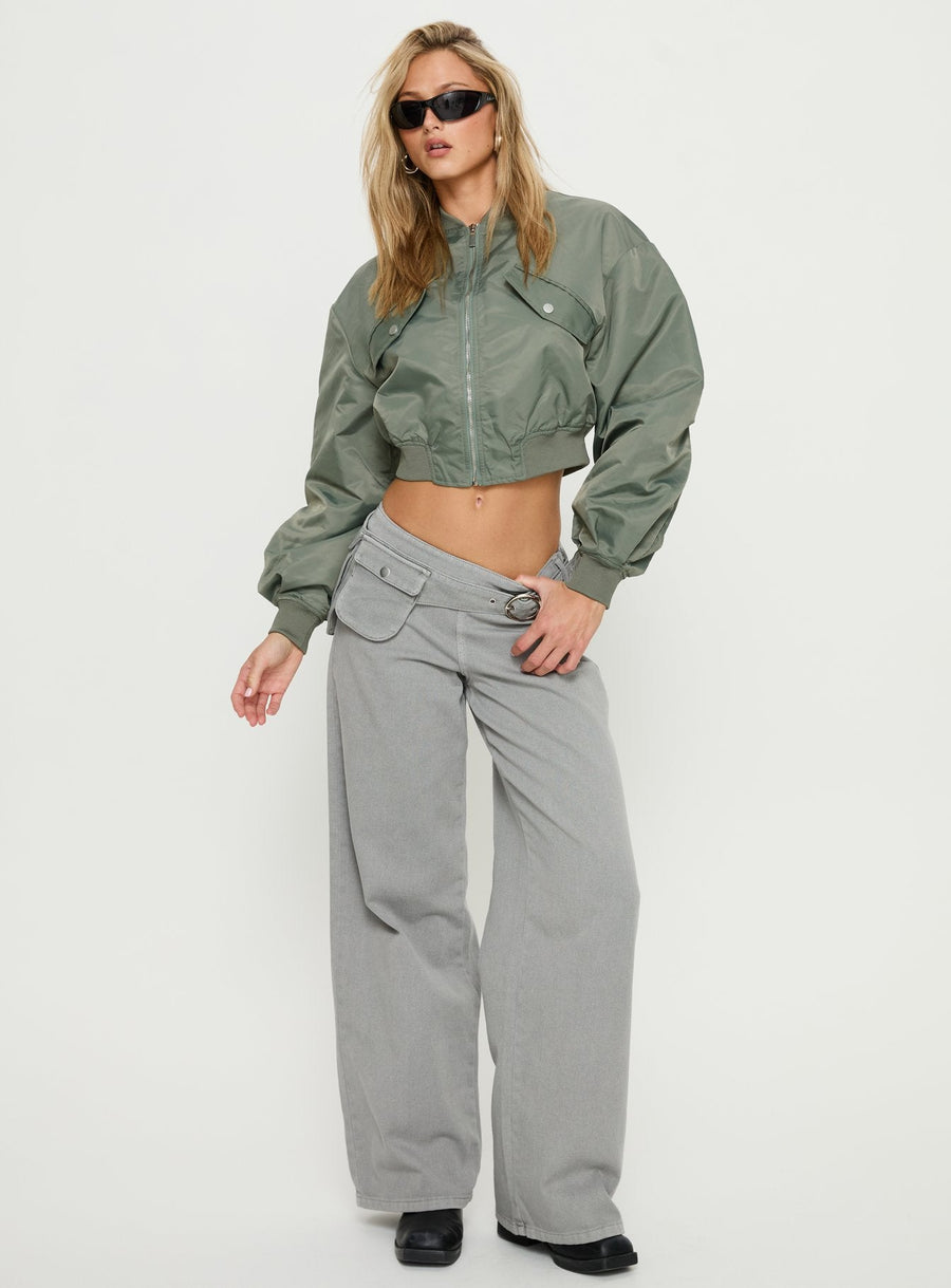 Thalya Bomber bunda Zelená