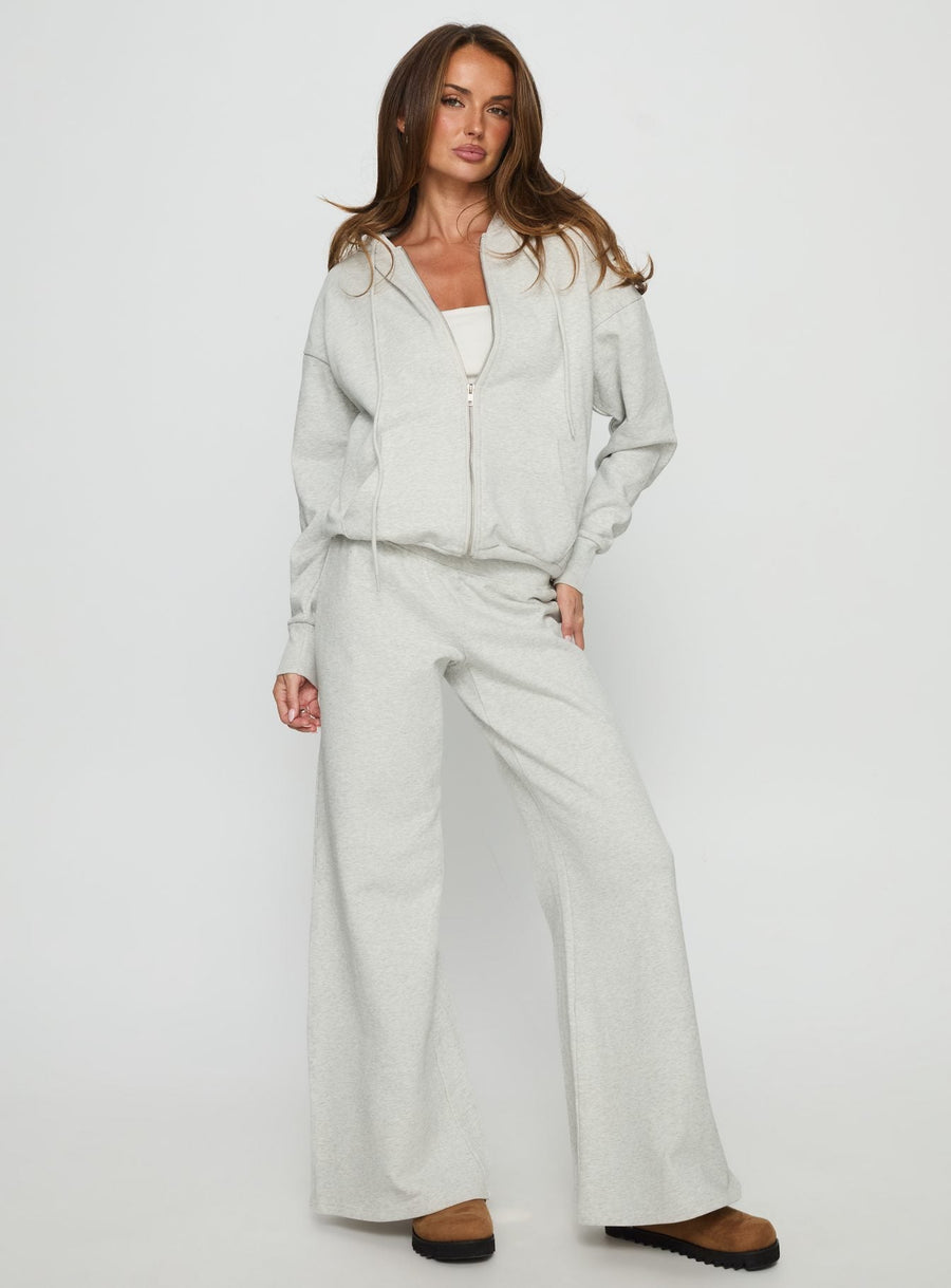 All Day Oversized Mikina Šedá
