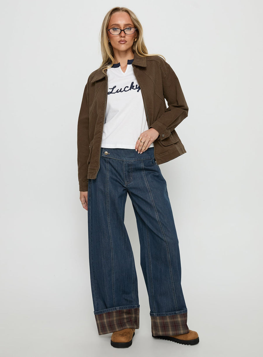 Nelsie Oversized bunda s límcem Zelená
