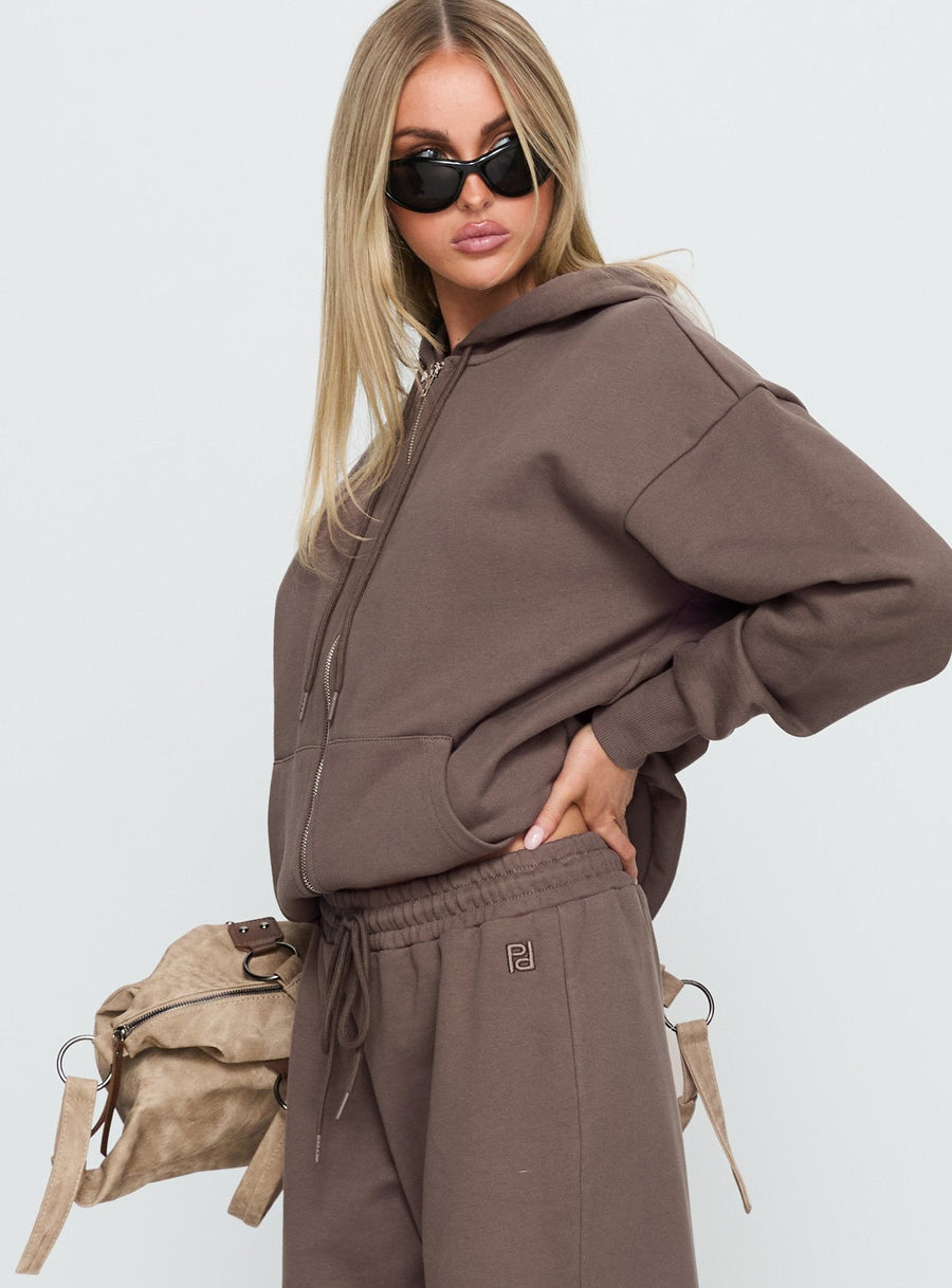 All Day Oversized mikina Mocca