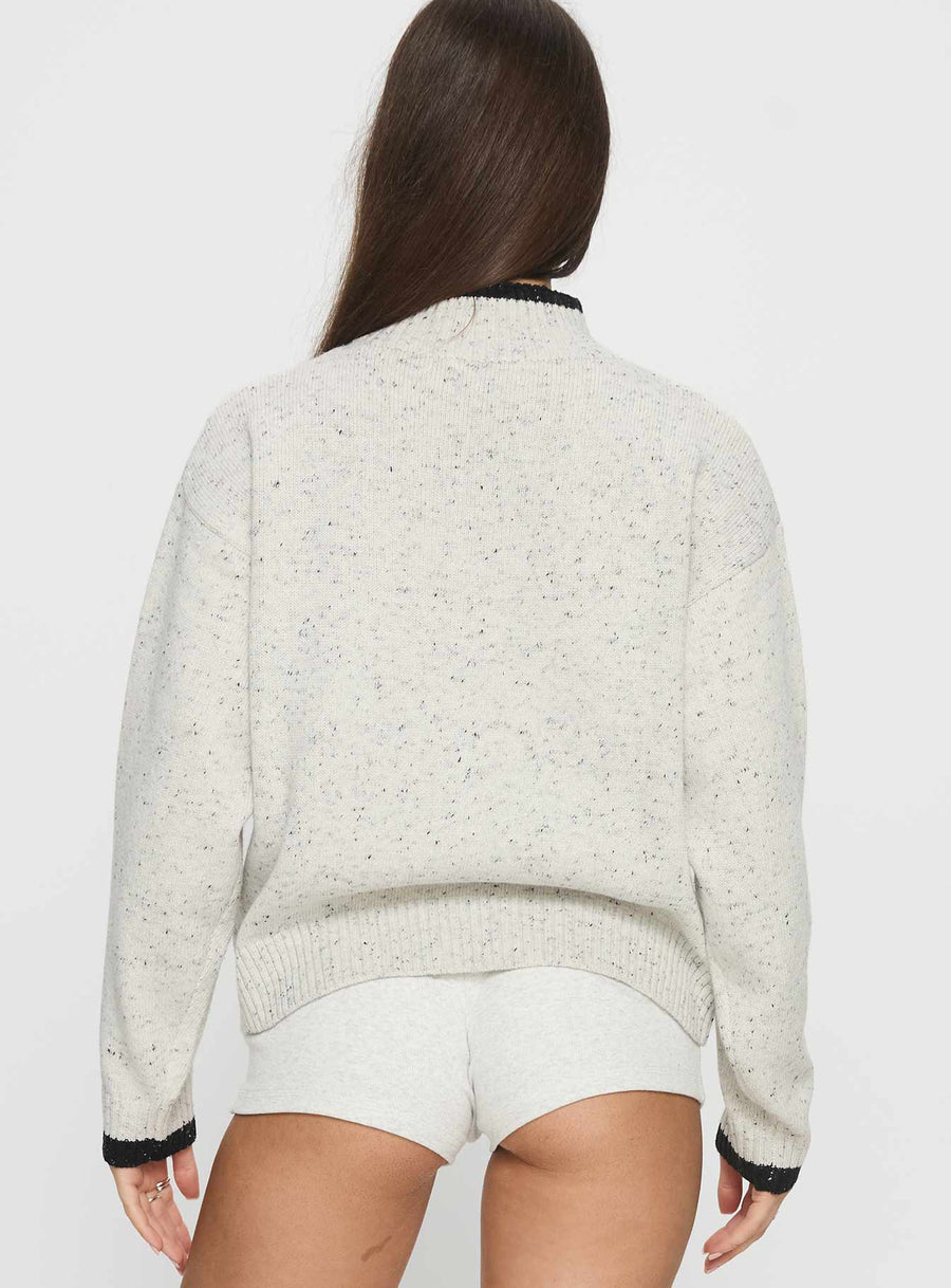Overstayed Rozepínací Cardigan Šedá