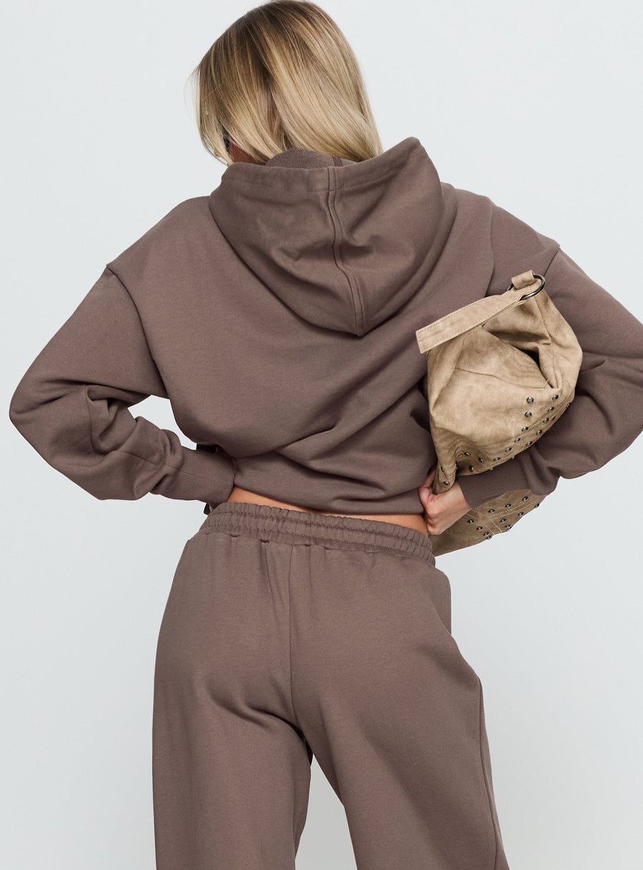 All Day Oversized mikina Mocca