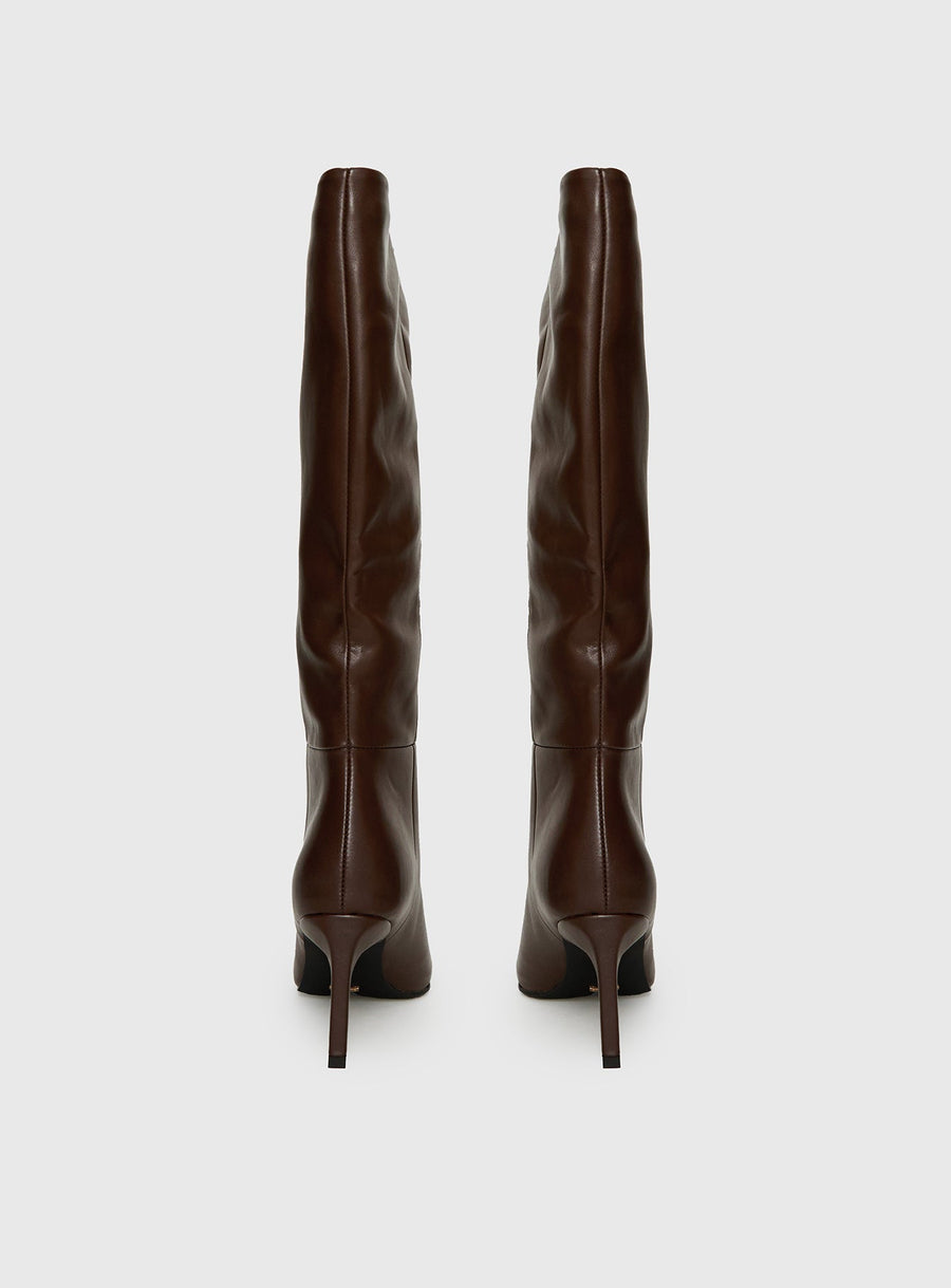 Billini Harlen Stiletto Kozačky Po Kolena