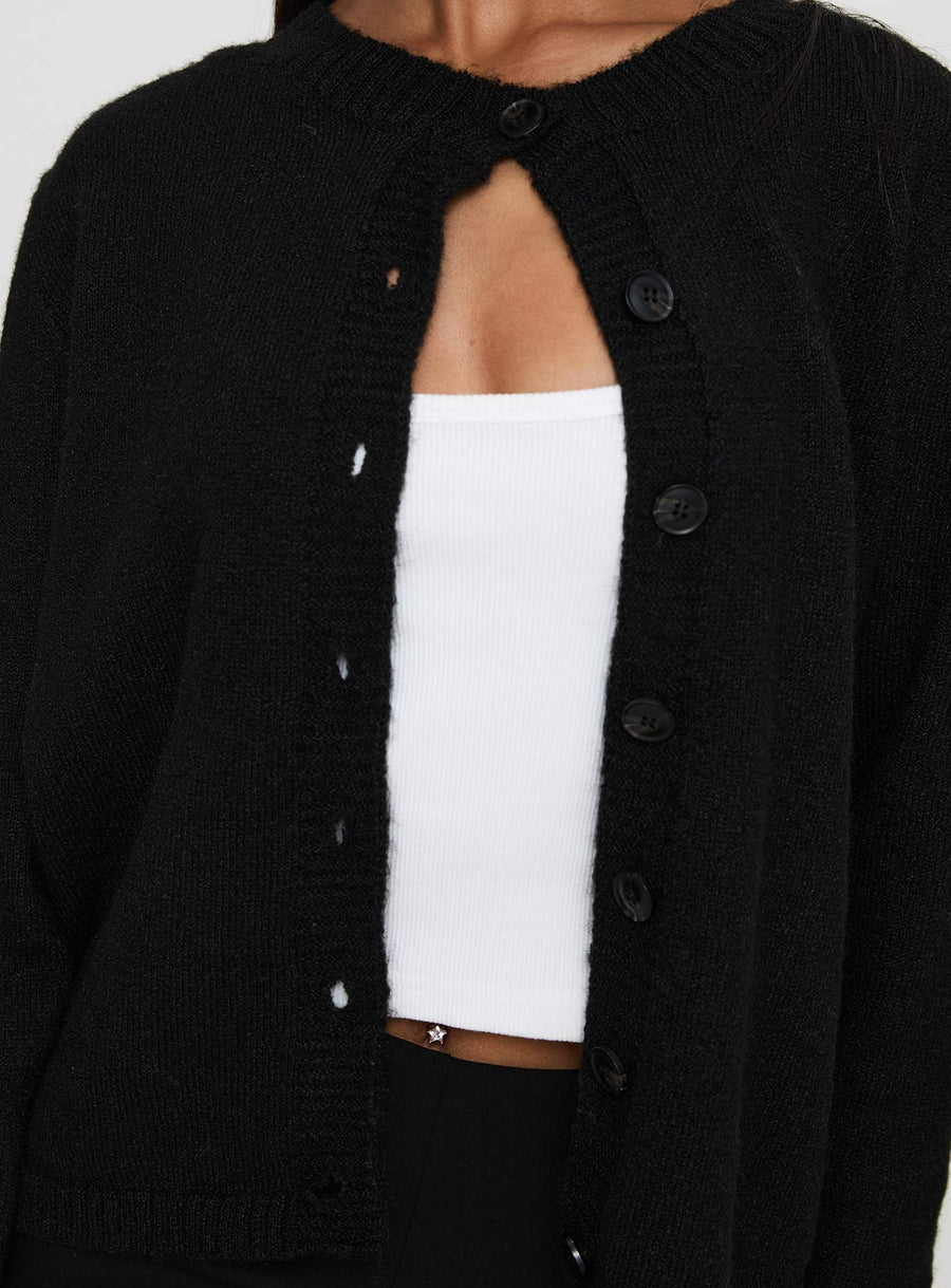 Denmark Cardigan Černá