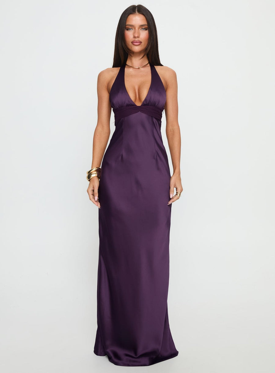 Odyssa Halter Maxi šaty