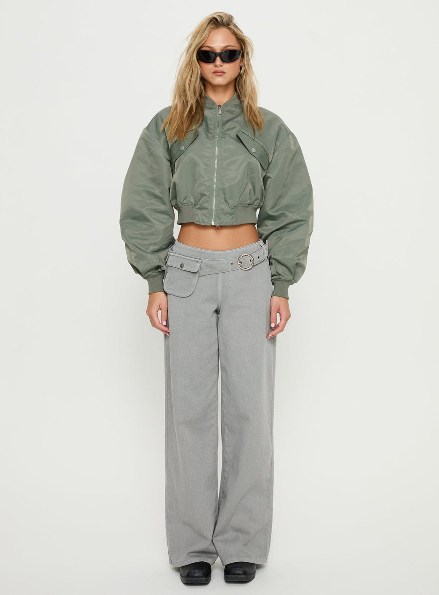 Thalya Bomber bunda Zelená