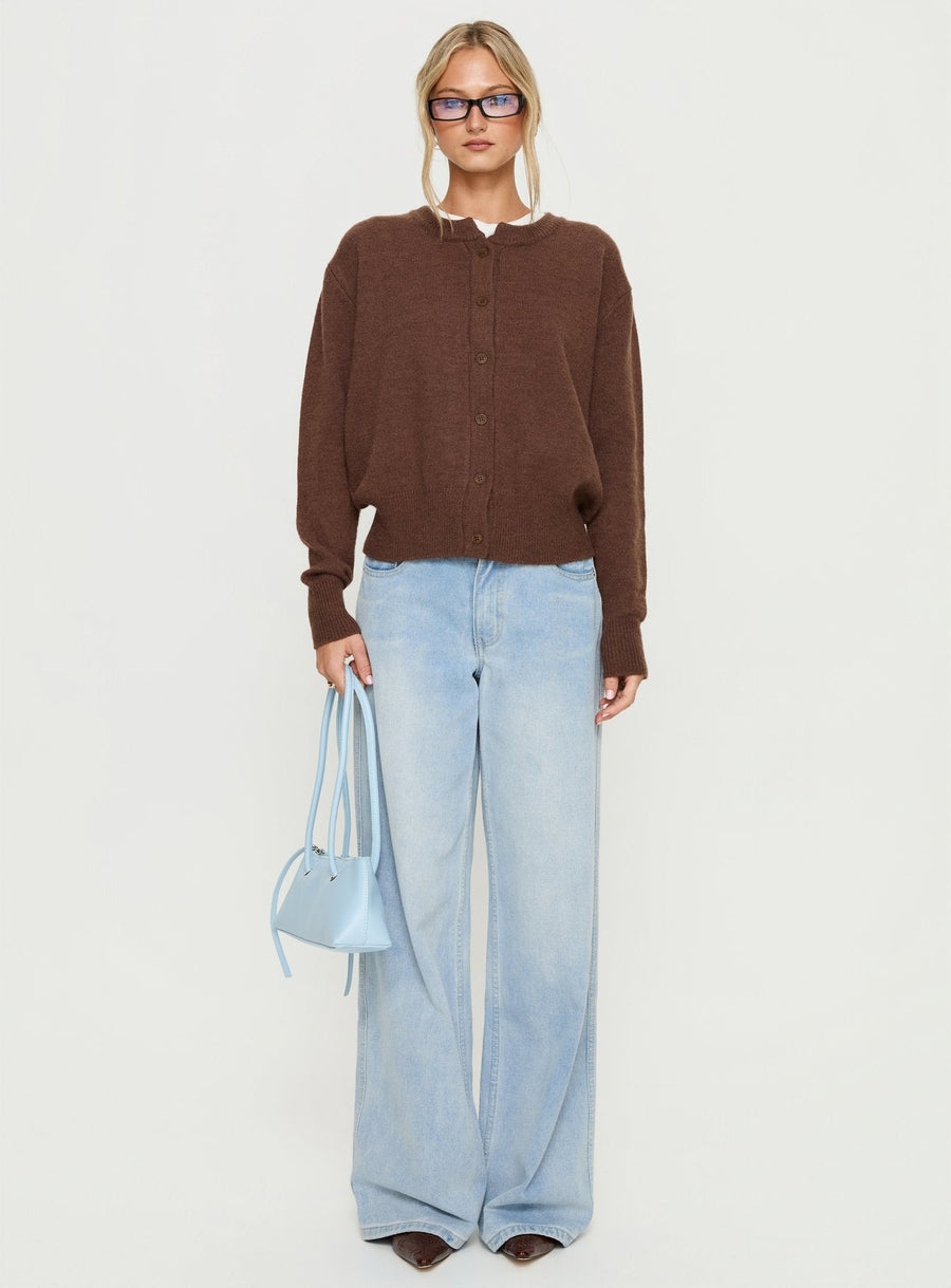 Melancholia Cardigan Hnědá