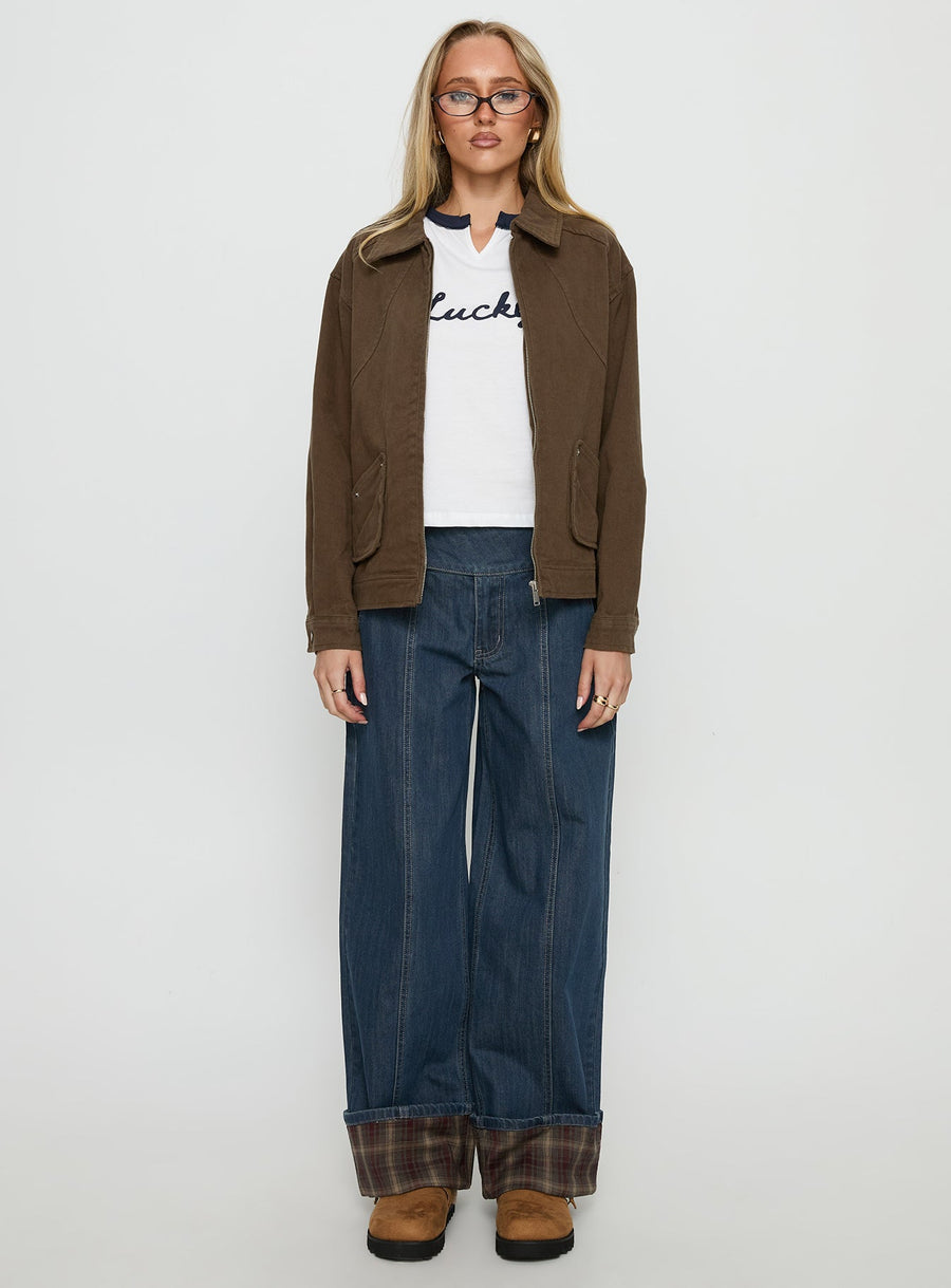 Nelsie Oversized bunda s límcem Zelená