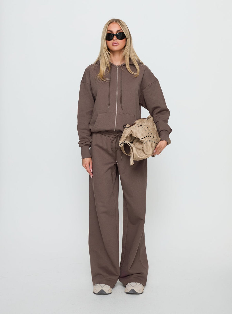 All Day Oversized mikina Mocca