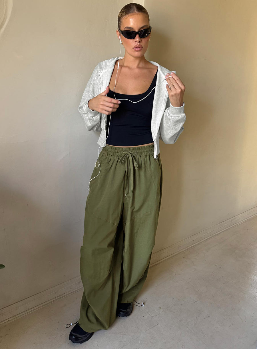 Mankind Baggy cargo kalhoty Zelená