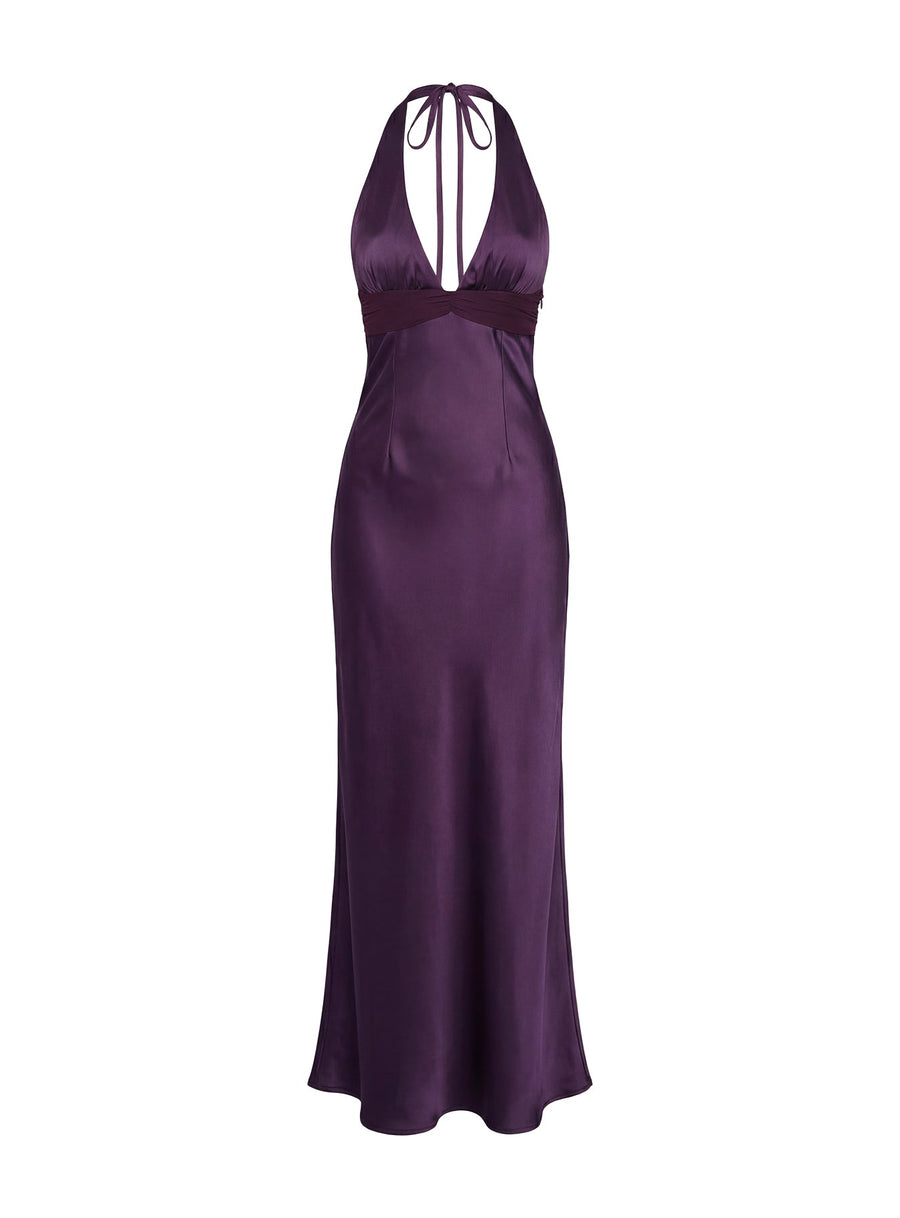 Odyssa Halter Maxi šaty