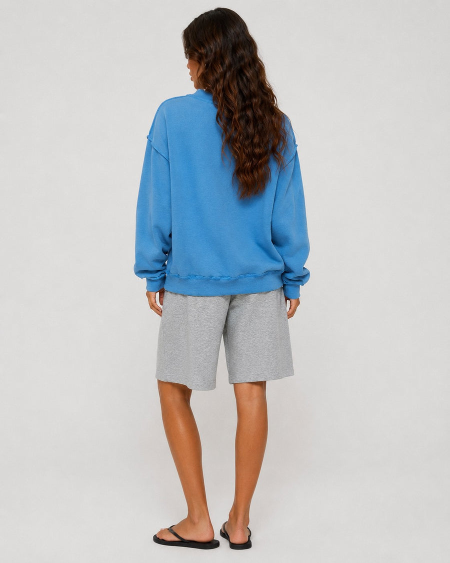 When In New York City Oversized svetr Modrá